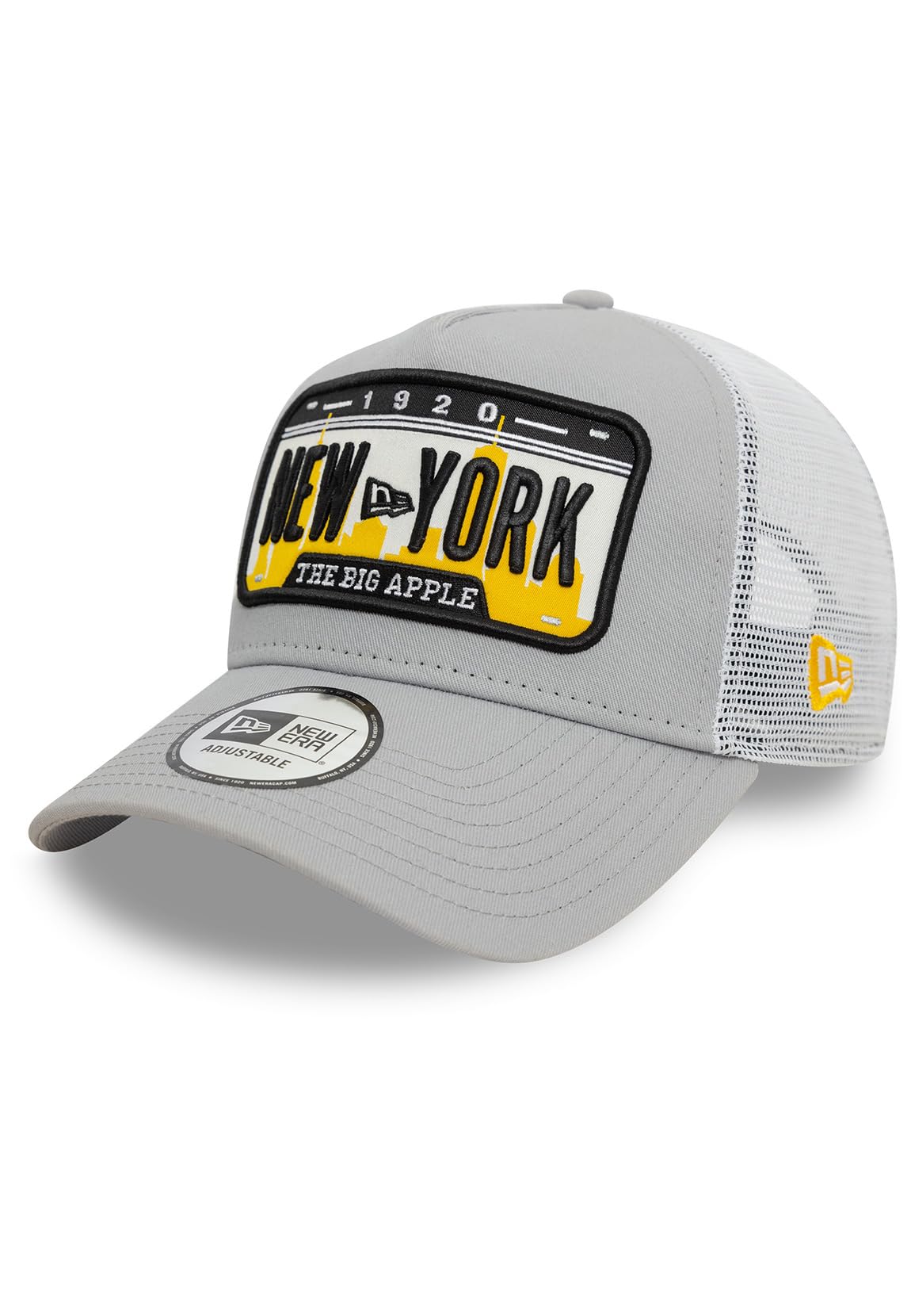 New Era Men's 9Forty New York Trucker Baseball Cap Hat Grey
