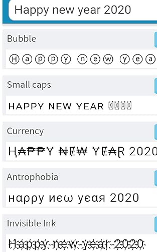 Styles Font 2020