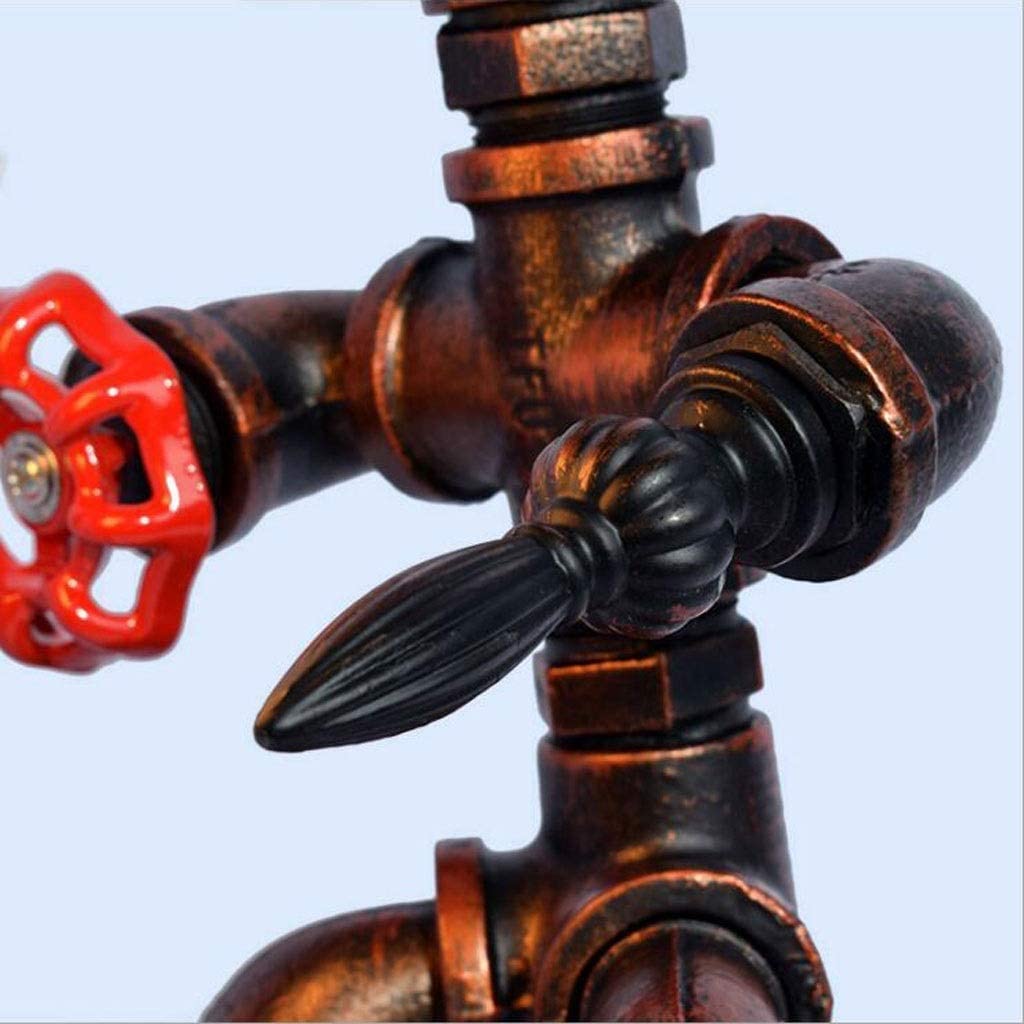 Lampa Stołowa Lampy Stołowe Lampa Stołowa W Stylu Vintage, Retro Przemysłowe Żelazne Rury Wodne Lampa Biurkowa Lampka Nocna Lampka Nocna Lampa Stołowa Na Biurko Lampka Nocna Lampa Nocna