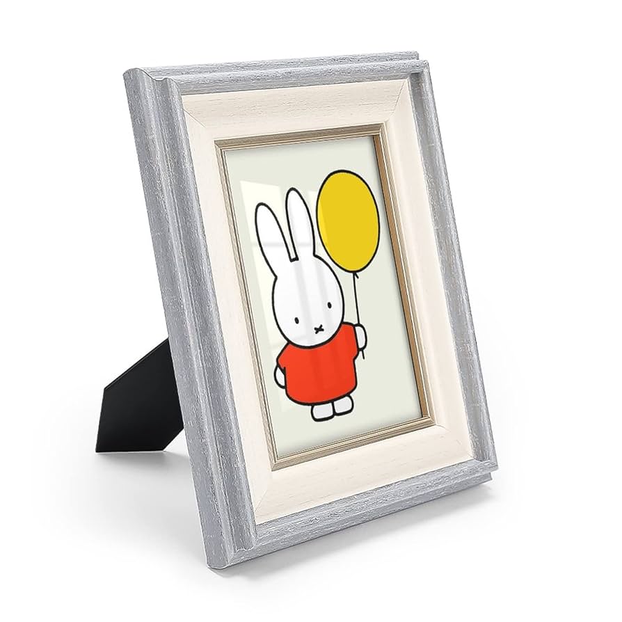 ミッフィー　フォトフレーム Amazon.co.jp: ミッフィー フォトフレーム 木製 写真立て 木目調