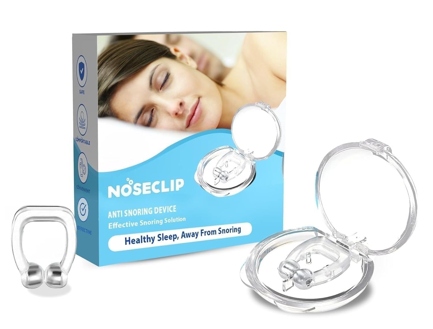Small Anti Snoring Nose Clip for Men & Women | Magnetic Nose Strips for Breathing | Snoring Stopper for Men | Snoring Stopper for Women Nose | Anti Snoring WonderAdjustable Devices Power Pro for Peaceful Sleep.-image-40