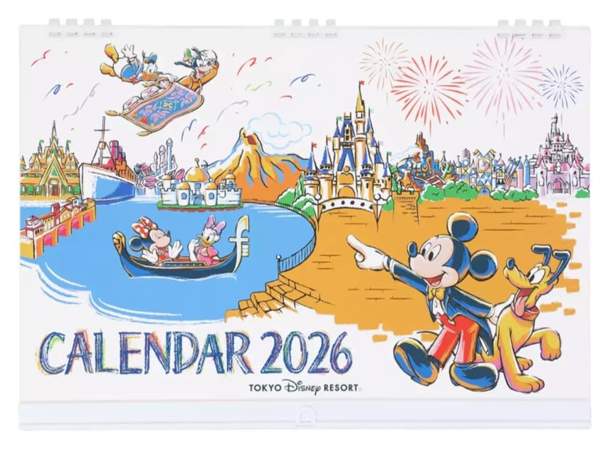 りん【新品,未使用】ダッフィ＆フレンズ　万年カレンダー ディズニーリゾート 万年カレンダー付き！ミッキーとダッフィーたちの可愛い