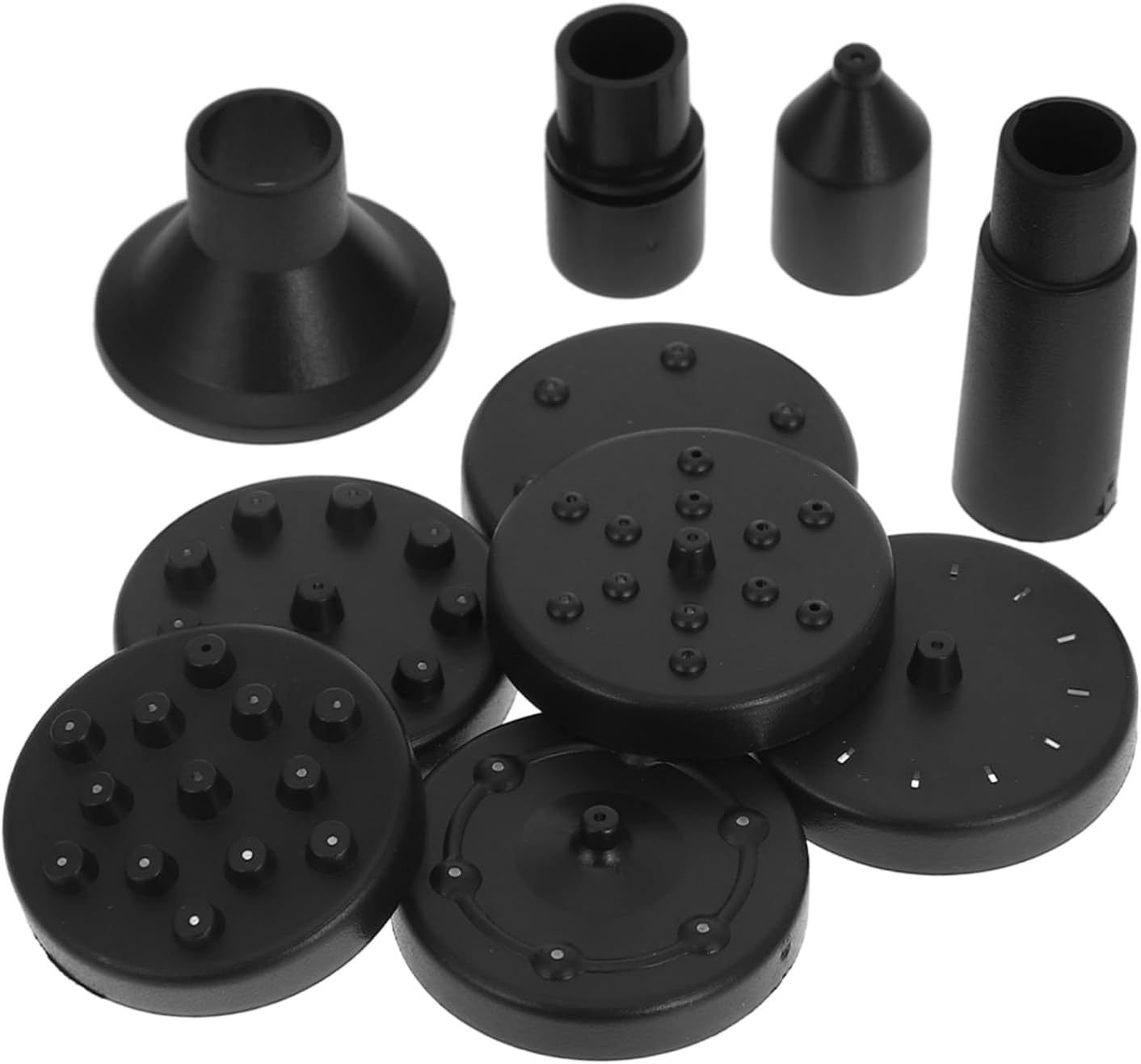 HANABASS 3 Sets Solar Powered Fountain Pump Nozzles for Bird Baths Garden Fish Tanks Water Bowls Durable Plastic Easy Installation Solar Efficiency Use