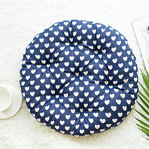 Set 4 cuscini coprisedia rotondo con fascia elastica Cerchi pouff sedia cucina Made in italy