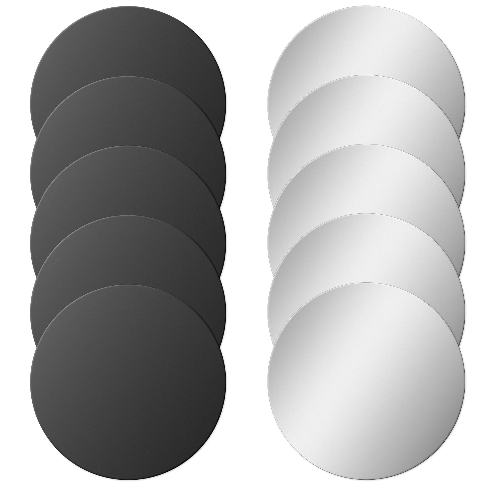 10 Pcs Universal Metal Plate Adhesive Thin Metal Plates Compatible with Magnetic Mounts Magnet Phone Metal Plate for