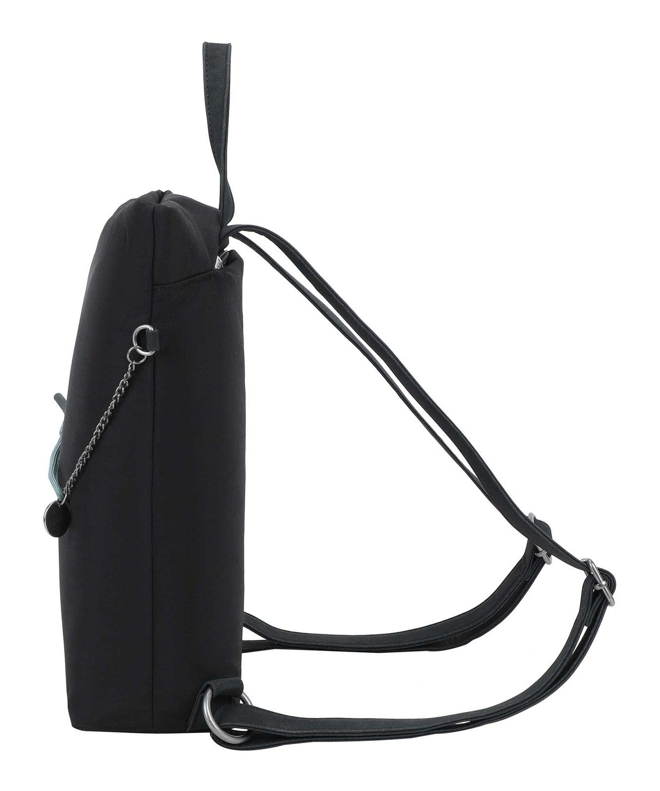 Fritzi aus Preussen Rucksack Umhängetasche Brigitte X Fritzi JU Limited Chain Sky Backpack Black schwarz
