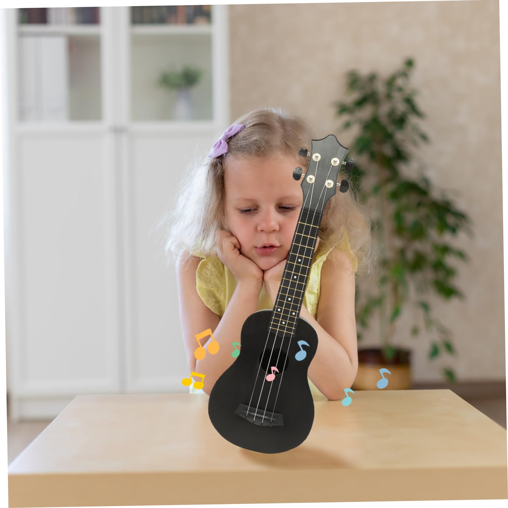 BESTonZON Ukulele Początkujący Instrument Muzyczny Instrumenty Muzyczne Dla Maluchów Instrumenty Muzyczne Dla Maluchów Ukulele Dla Początkujących Naucz Się Gitary Początkujący Dziecięce