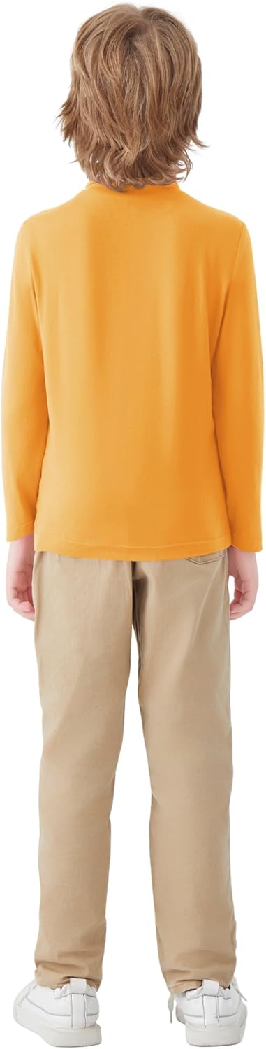 QBK Boys Turtleneck Long Sleeve Thermal Turtle Neck Sweater for Kids 4T-16 Years Soft Warm Under Shirts - Image 6