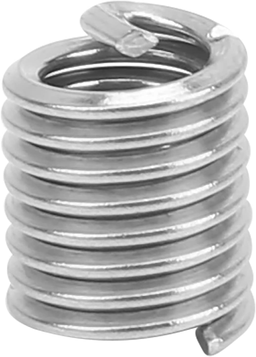 50Pcs Wire Inserts Screws Sleeve Assortment Kit 1/4in‑20 Units Screw Bushing Inserts Threaded Hole Repair Tool Wire Thread Insert (2D)