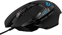 Logitech G502 HERO Gaming Mouse: 25K DPI Hero Sensor, RGB LIGHTSYNC, 11 Buttons, Adjustable Weights, Wired PC/Mac
