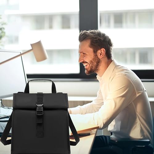 Miniatura 7 de Bolsa de almuerzo aislada para hombresmujeresniños, lonchera reutilizable con correa de hombro ajustable, a prueba de fugas, térmica para adultos,