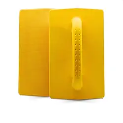 Desempenadeira Estriada Corrugada para Grafiato Leve Resistente Acabamento Texturizado Ferramenta de Construção Uso Profissional Prática Ergonômica Durável Funcional Pegada Confortável Obra Reforma