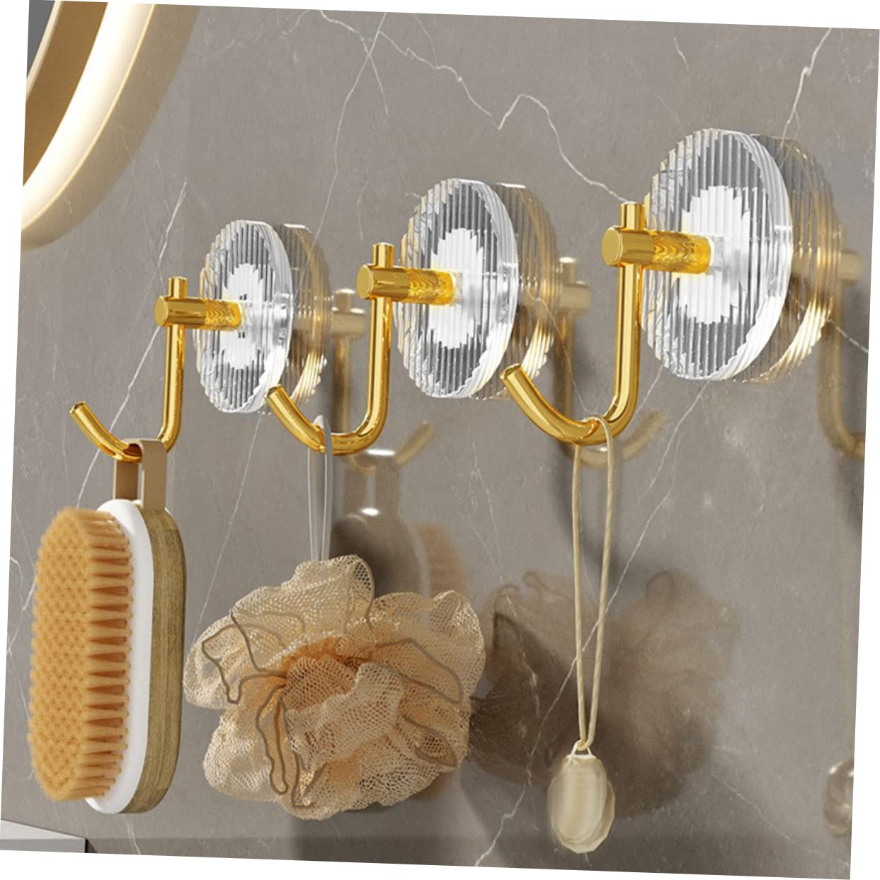 Alipis 15piezas Ganchos Adhesivos Para Toallas Ropa y Llaves Ganchos De Pared Autoadhesivos Para Cocina y Baño Diseño Moderno y Funcional