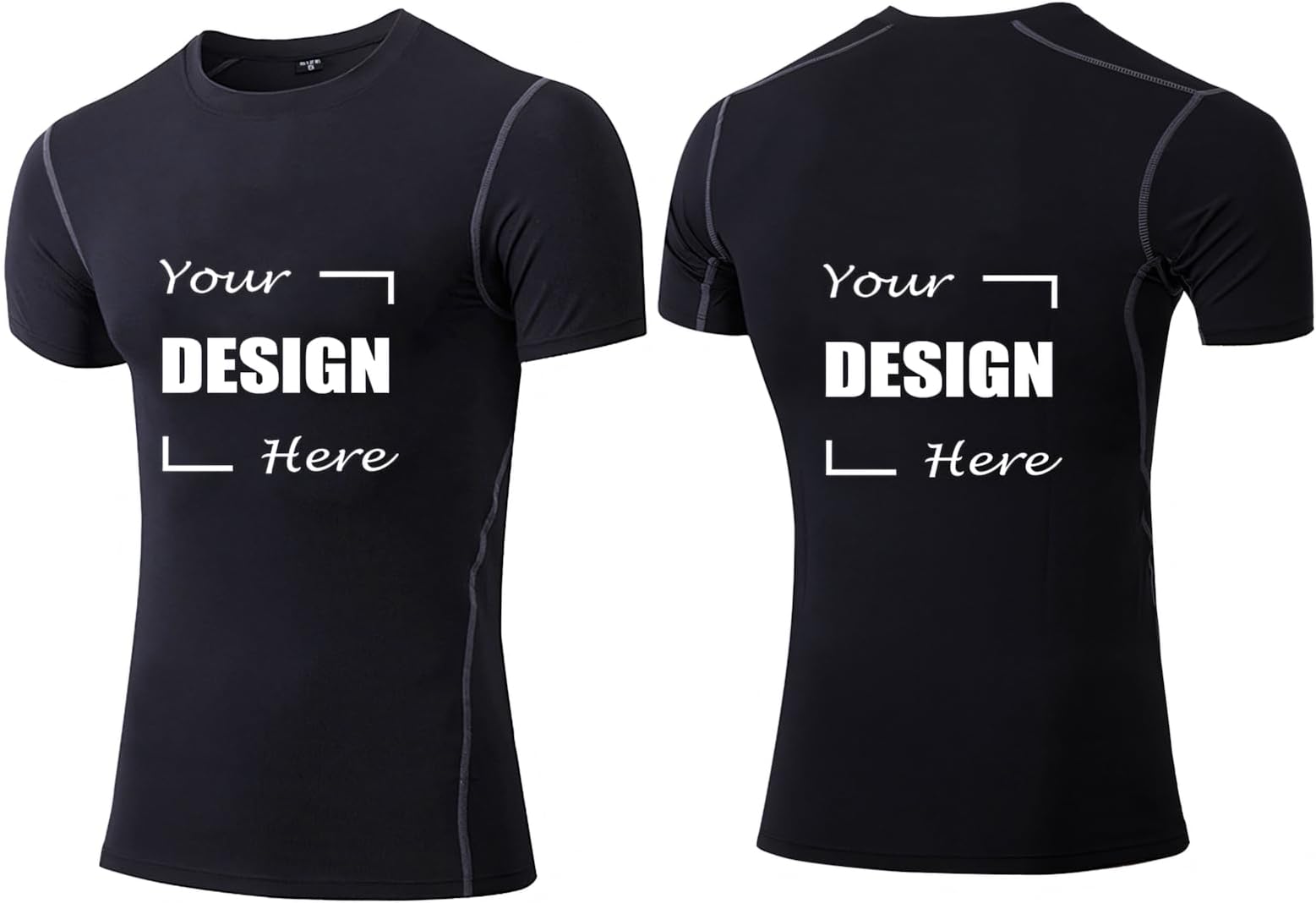 Custom Compression Base Layer Short Sleeve Personalized Men's Sublimation Clothing