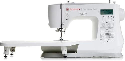 SINGER C5980Q - Máquina de coser computarizada Patchwork Plus con mesa de extensión, 417 aplicaciones de puntada, fuente integrada, control de