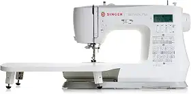 SINGER Máquina de costura computadorizada C5980Q Patchwork Plus com 417 pontos | Mesa de costura, acolchoado, mesa de extensão, controle de velocidade, agulha para cima/baixo com 200 acessórios |