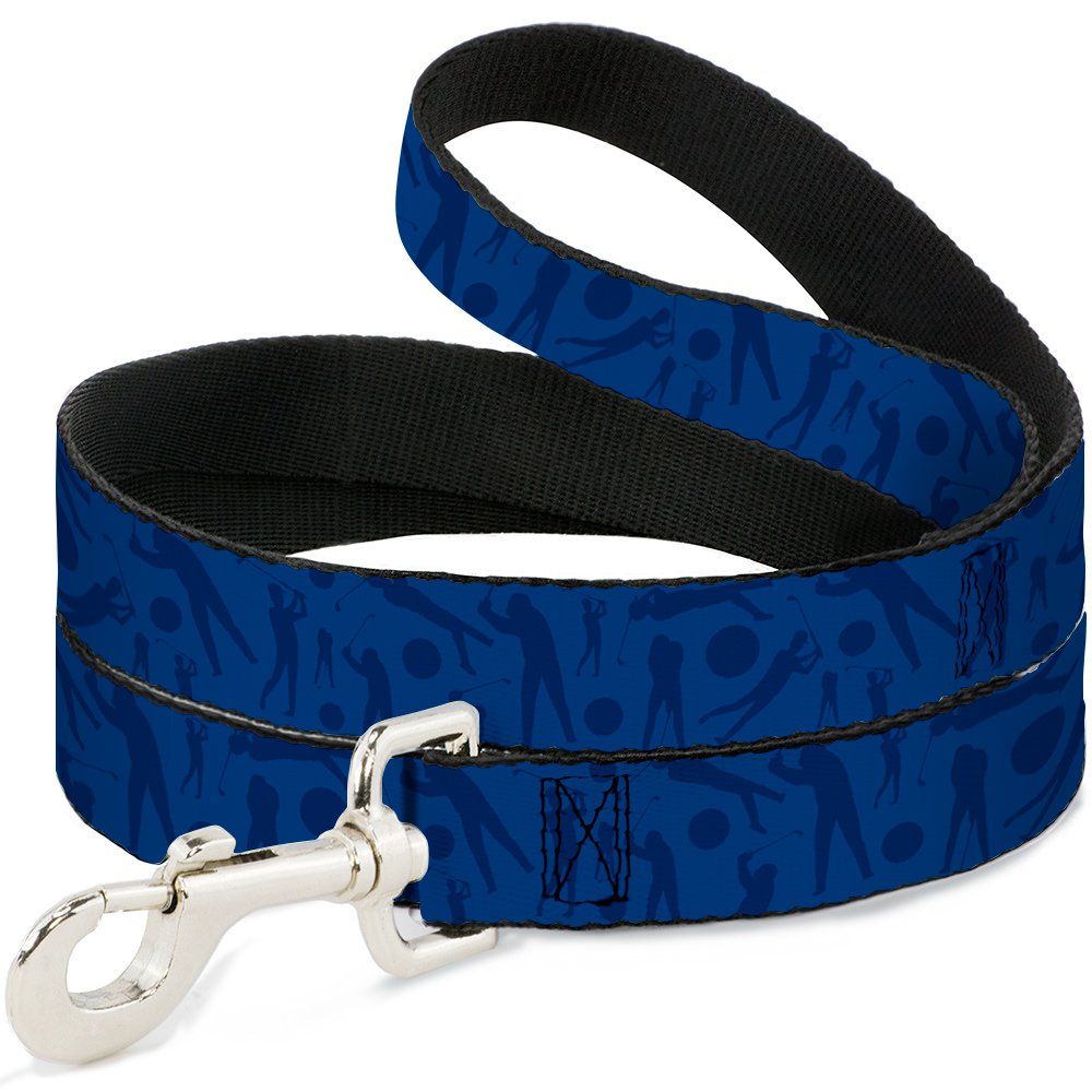 Laisse pour chien bleu 1,2 m de long imprimé golf pour petit chien
