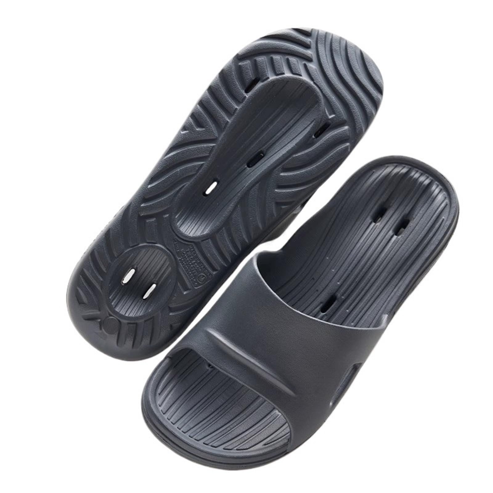 Sandalias de ducha para mujeres y hombres, de secado rápido, antideslizantes, para piscina, cómodas, ligeras, con agujeros de drenaje, zapatos de verano