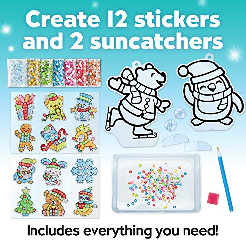 Creativity For Kids Big Gem Diamond Painting Kit - Create Your Own Holiday Stickers & Suncatchers - Diamond Art For Kids #TOP1