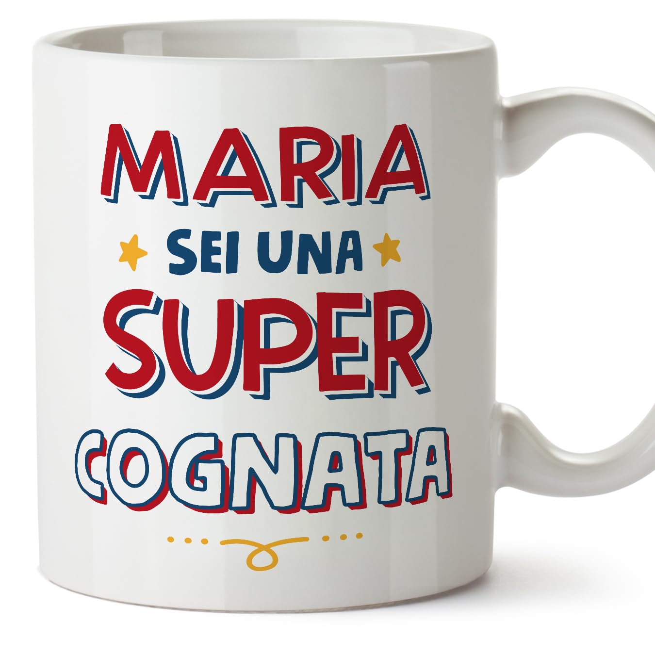 Mugffins Tazza Personalizzata in ceramica per ZIA 11 oz / 350 ml - In inglese - You Are Super - Idea regalo per compleanno, anniversario, natale