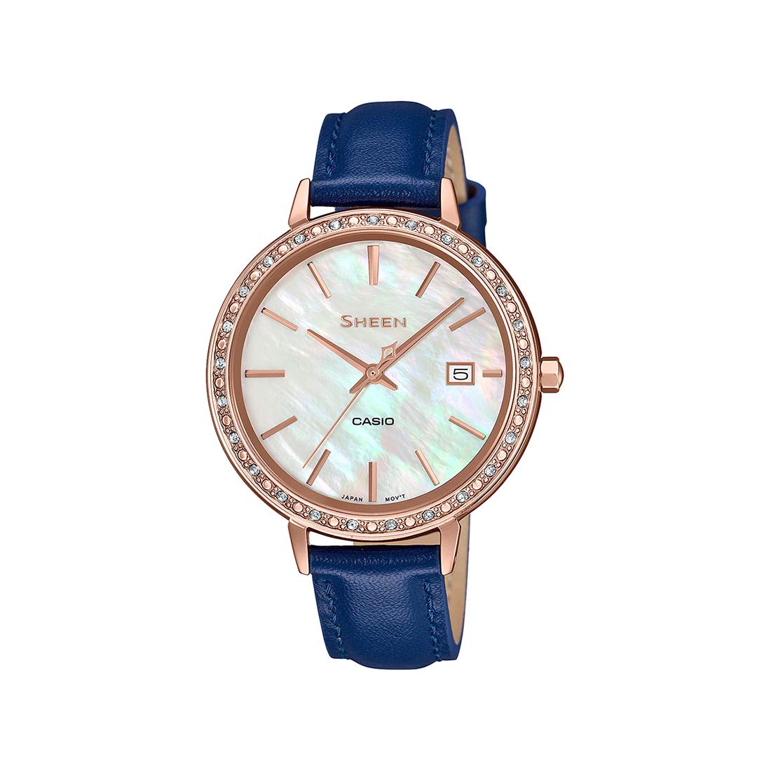 Casio Analog Mother of Pearl Dial Womens Watch - SHE-4052PGL-7AUDF (SX245) (B07MNLW1NM) Amazon Price History, Amazon Price Tracker