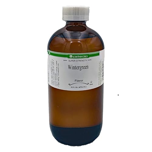 LorAnn Wintergreen Sabor súper fuerte, botella de 16 onzas