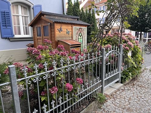 Gartenzaun Eleo Lucca verzinkt 90 x 192,5 cm aus Metall