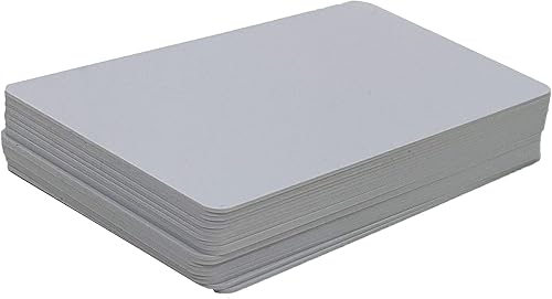 Miniatura 4 de Tarjetas térmicas de PVC en blanco de alta calidad para impresoras de tarjetas de identificación, calidad gráfica, plástico blanco CR80 de 30 mil