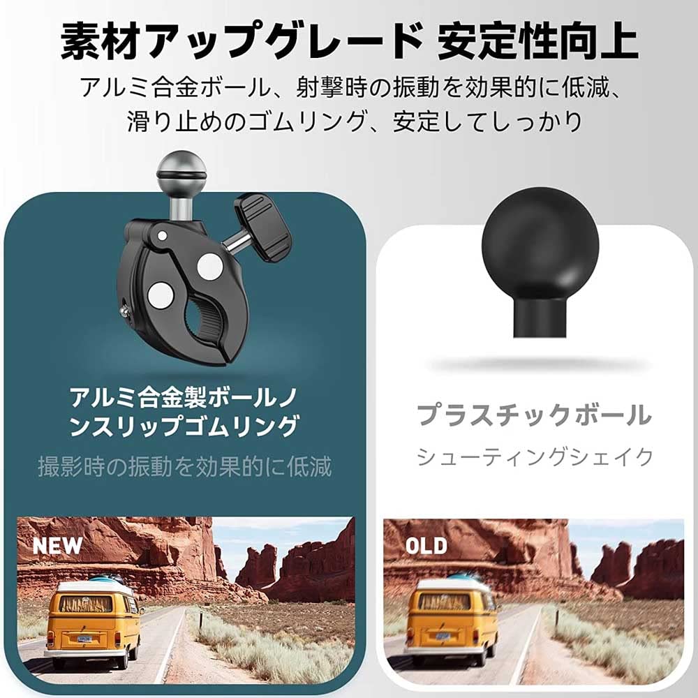 Amazon | 【PCATEC】 360°回転 クロークランプマウント サイクリング