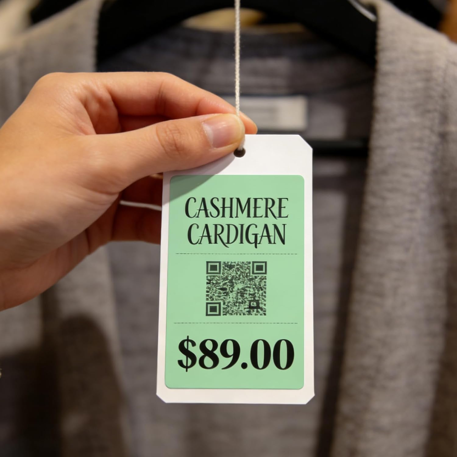 Green Thermal Labels 2 × 3 Inch Vinyl Rectangular Waterproof Direct Printer Sticker Self-Adhesive Perforated Name Tag for Logo DIY QR Design Office Address 500 PCS - Image 8