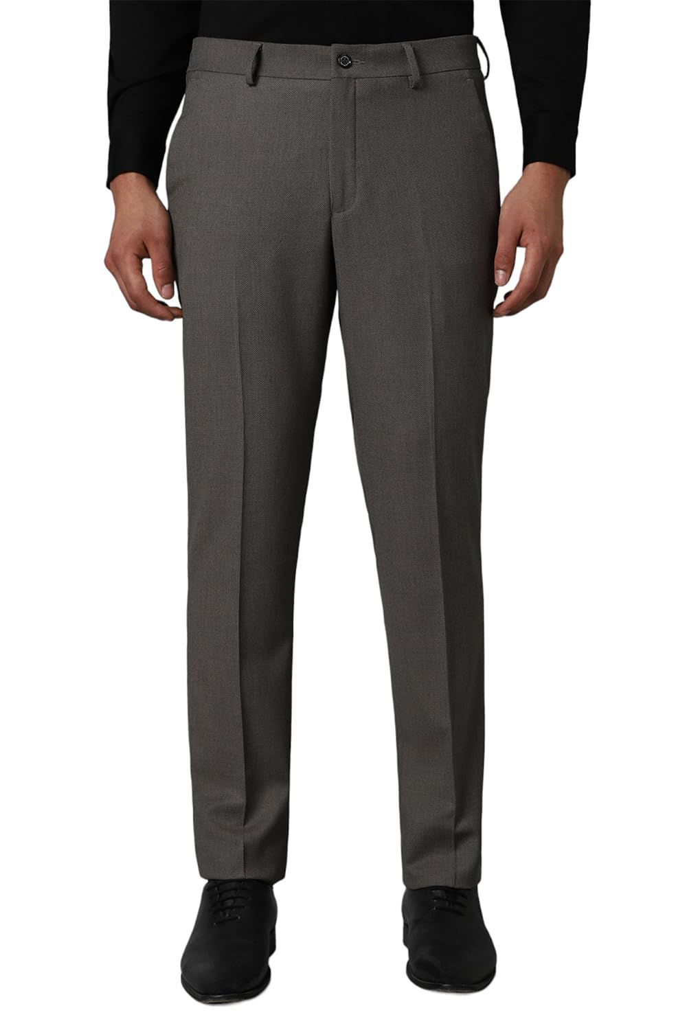 louis philippe Men's Slim Fit Mid Rise Pants-picture-31