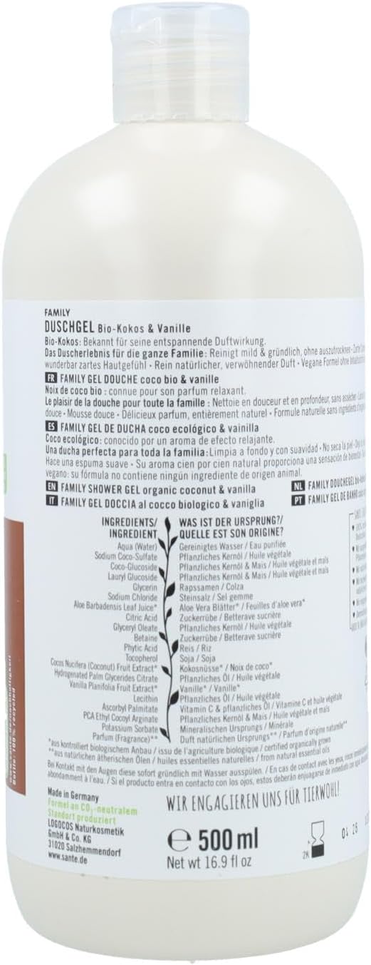 Coco Vanille : Le Gel Douche Bio qui Transforme votre Douche en Évasion Tropicale!