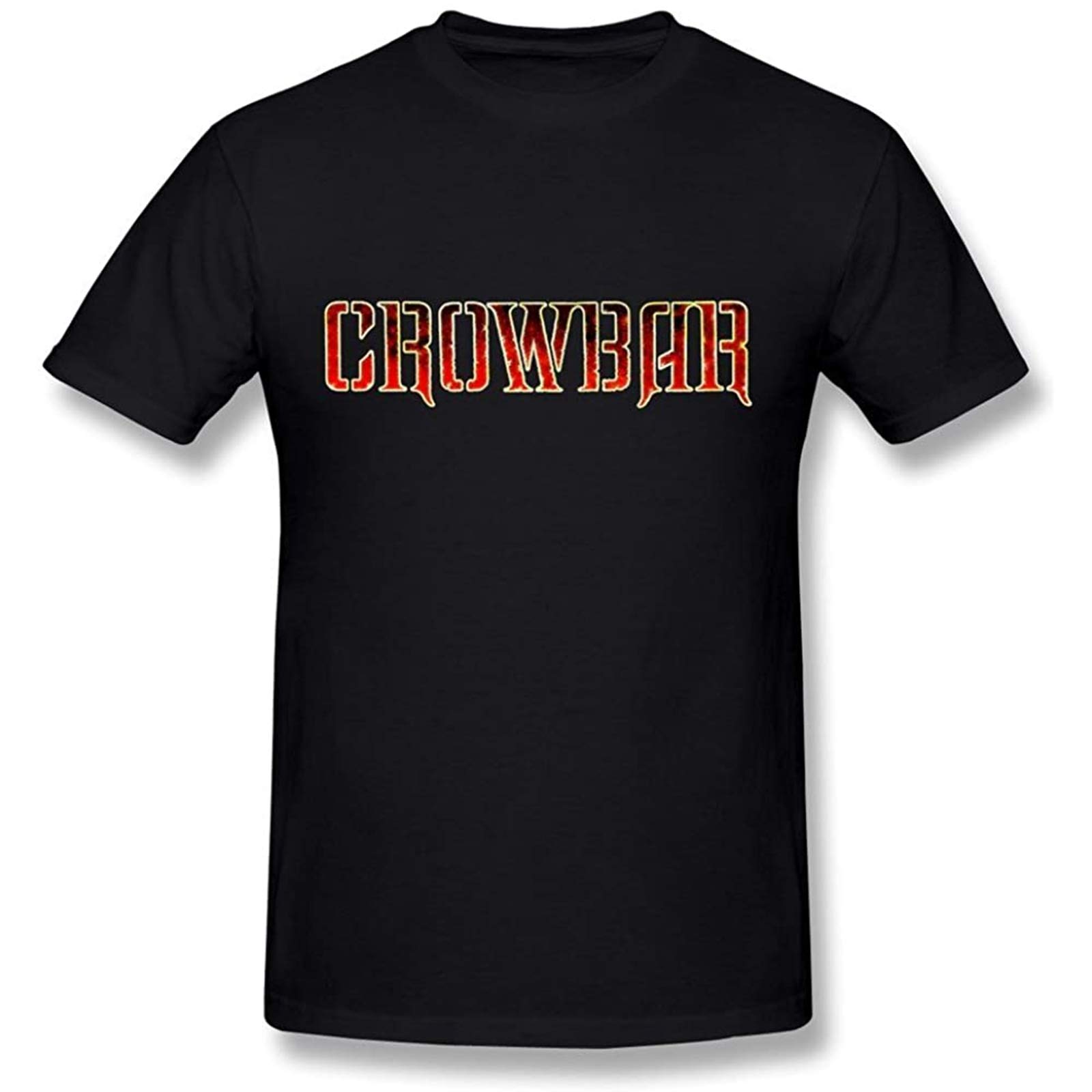 Dehen Unisex Black Men's Crowbar Band T Shirt Xxl