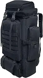 Mochila de caminhada 80L 100 litros para acampamento, mochila masculina, para viagem, escalada, montanhismo, trekking