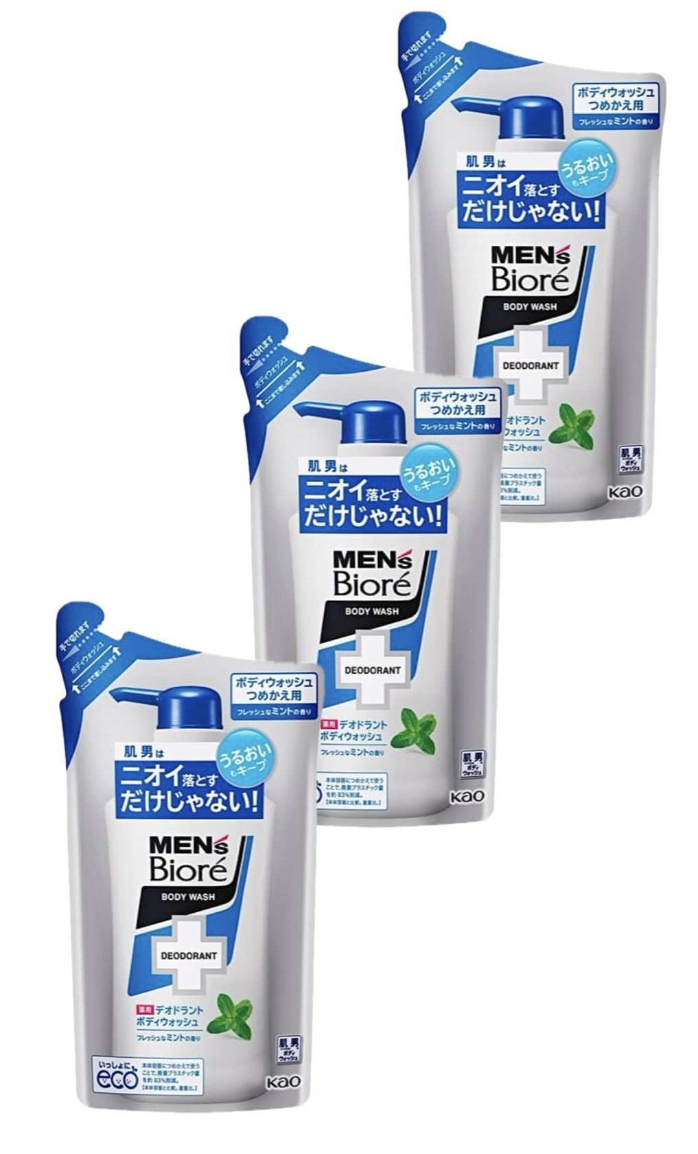 花王 メンズビオレ デオドラントBW フレッシュなミント 440ml