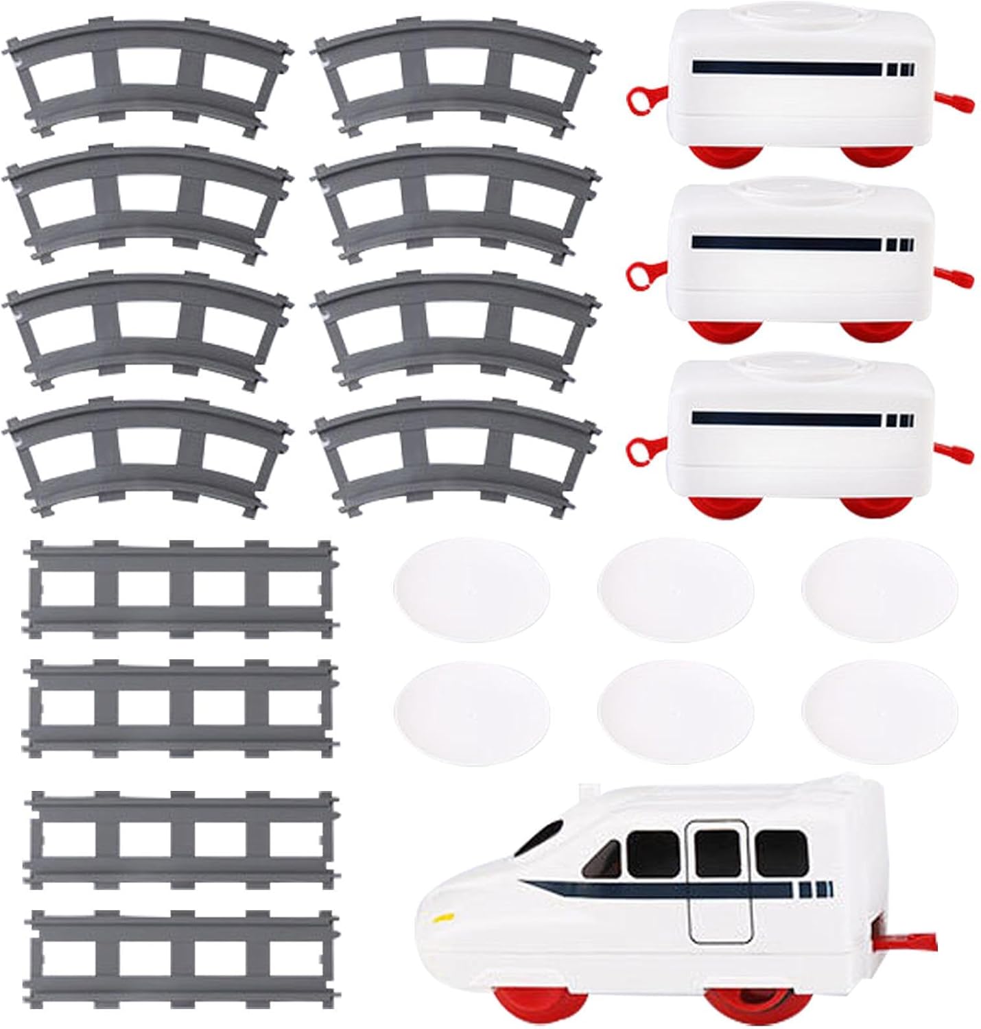 Sushi Train Set - Battery Operated Train Set,Electric Sets for Kids from 4 Years Old, Toy for Party Sushi Display Table Swing Plate, Toys