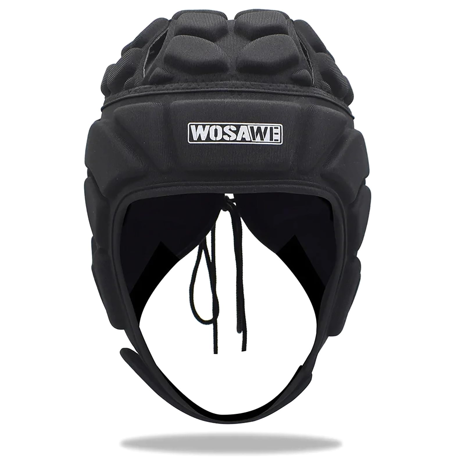 Pro Helm, verstellbar, EVA, stoßfest, Torwarthelm für Rugby, Fußball, Torwart und Torwart-Kopfschutz, Unisex
