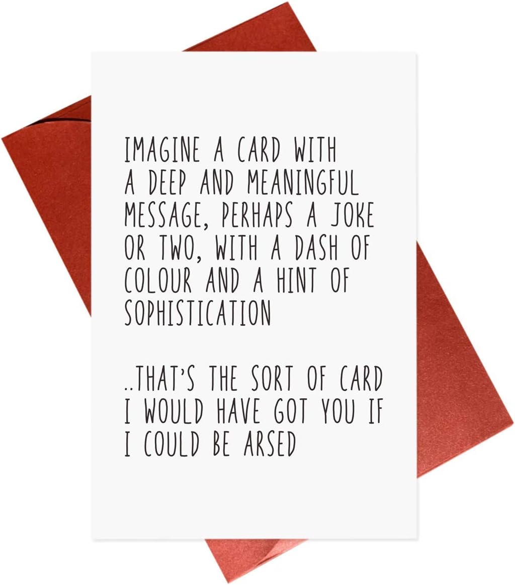 Funny Birthday Cards For Him Her Brother Sister Wife Husband Boyfriend Girlfriend
