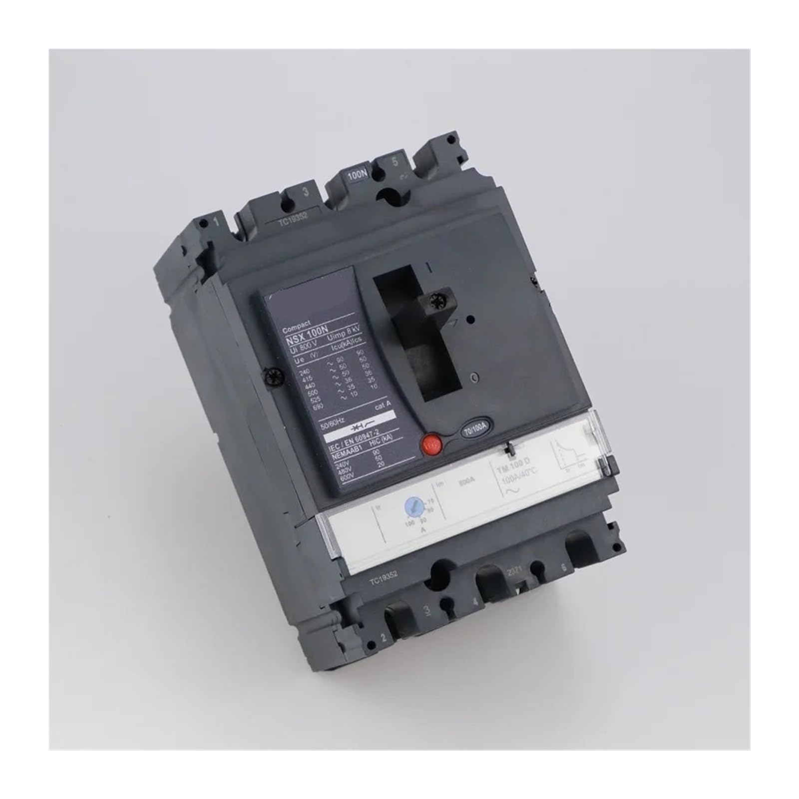LEOTNNDQ Molded-Case Circuit Breakers Switch NSX100N 3P 4P TM16D-TM100D 50KA at 380/415V(32A)