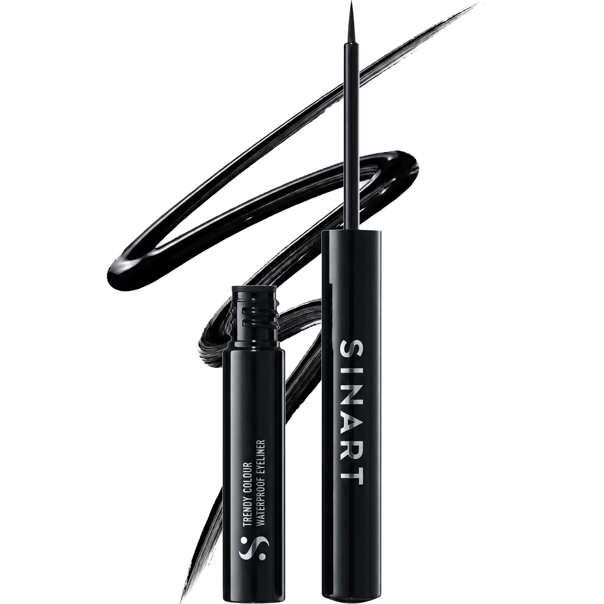 Trendy Colour Waterproof Liquid Eyeliner | Long-Lasting Matte Eye Liner Pen with Precision Tip | Smudge-Proof, High-Pigment, Vegan & Cruelty-Free Makeup for Bold Eye Looks (02)