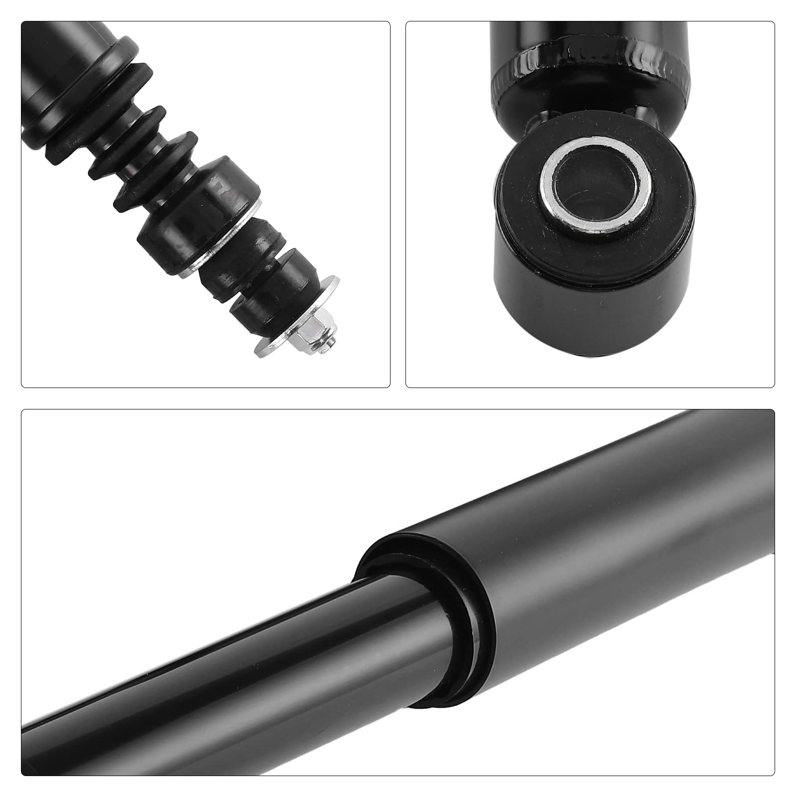 Frankberg 2 amortiguadores traseros izquierdos y derechos, presión de gas de 609 mm, compatible con Logan MCV II S.a.n.d.e.r.o Logan LS Logan I LS Replace# 8200953294, 343418