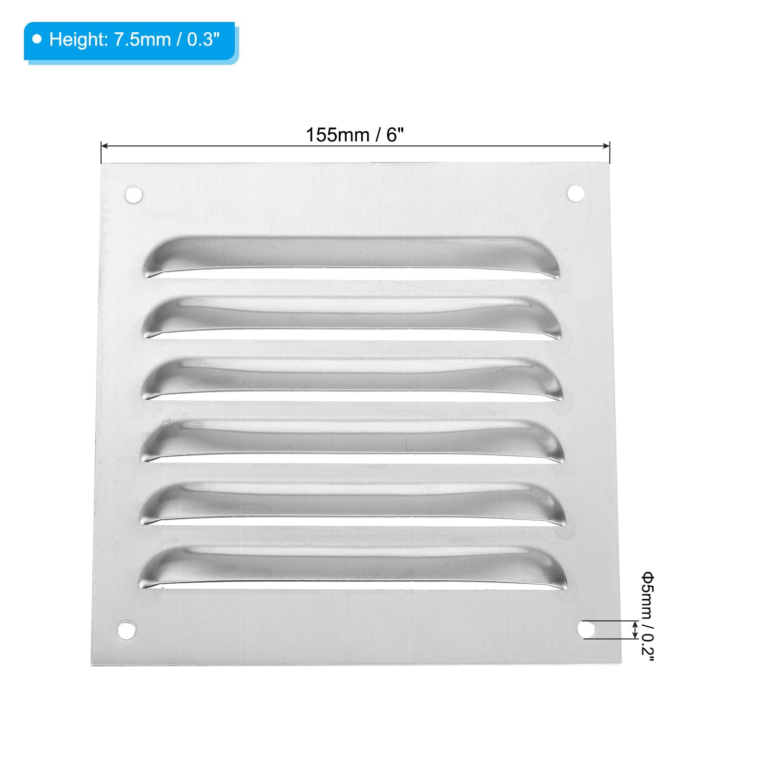 PATIKIL 6 x 6 Inch Vent Cover - Image 2