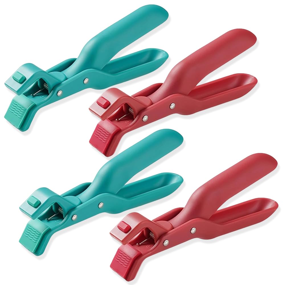 Silicone Anti-Scald Bowl Clip,4pcs Anti-Scald Bowl Holder Clip for Kitchen, Non-Slip Heat Insulation Clip,for Hot Bowls & DishesNon-Slip Microwave Air Fryer Tongs