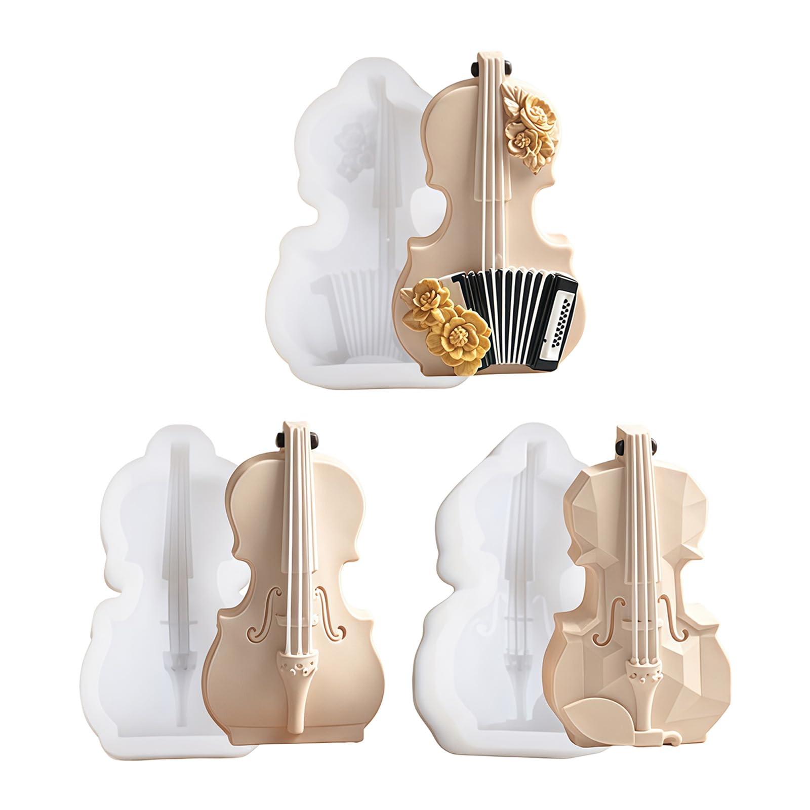 APGLSXY Handicrafts Making Baking Silicone 3D Ornament Mold Castings Decorations Gifts Clay Soap Craft Mold Making
