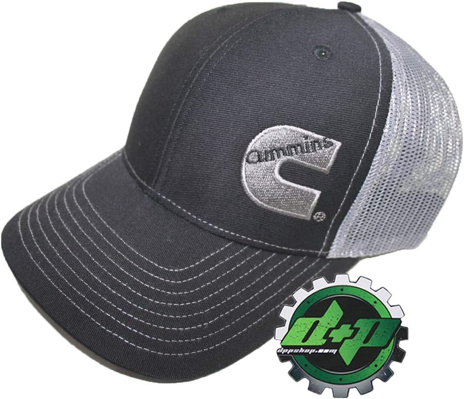 Dodge Cummins Richardson Ball Cap hat Black w/Gray Summer mesh snap Back