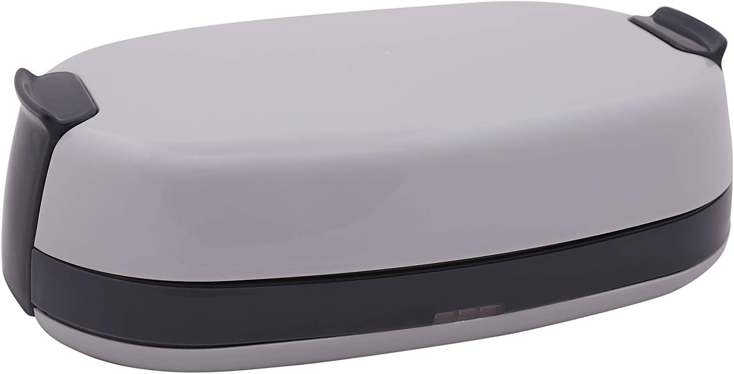 Nexx Hott-2 Electric Heating Lunch Box 90 W, Portable Lunch Warmer With Removable Stainless Steel Container, Grey, Made In India, 740 Milliliter - 740 Ml