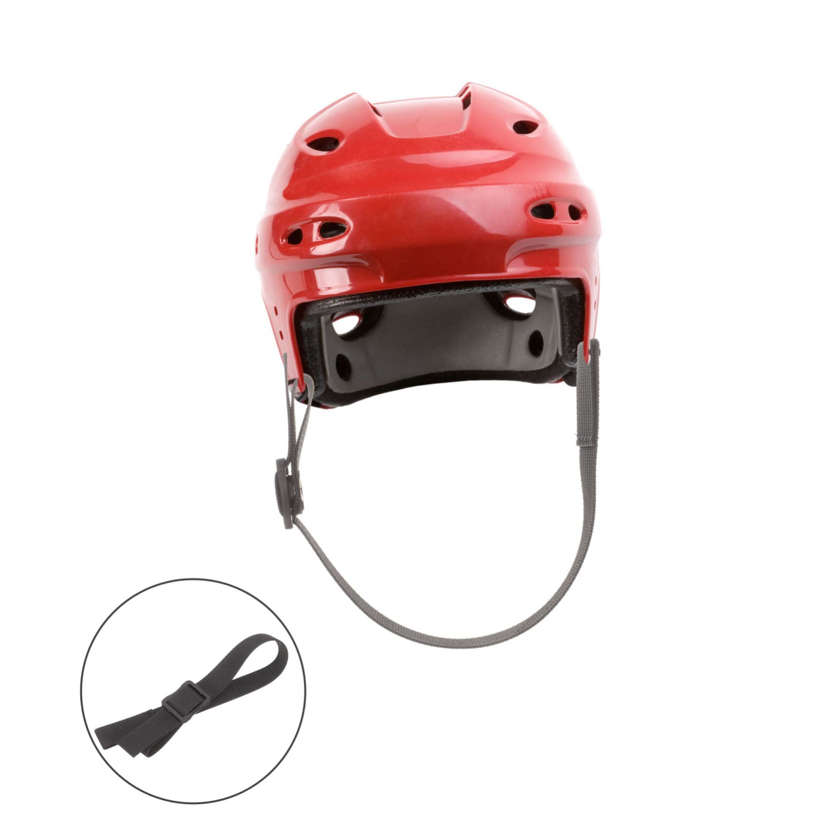 Toyvian Correa de Barbilla de Hockey para Casco Reemplazo de Accesorio de Casco de Hockey Compatible Negro