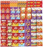 Niro Gift Basket Assortment | 60 Pack Individual Bags Cheese Crackers Variety Pack | Snacks for Adults and Children | The Perfect Care Package