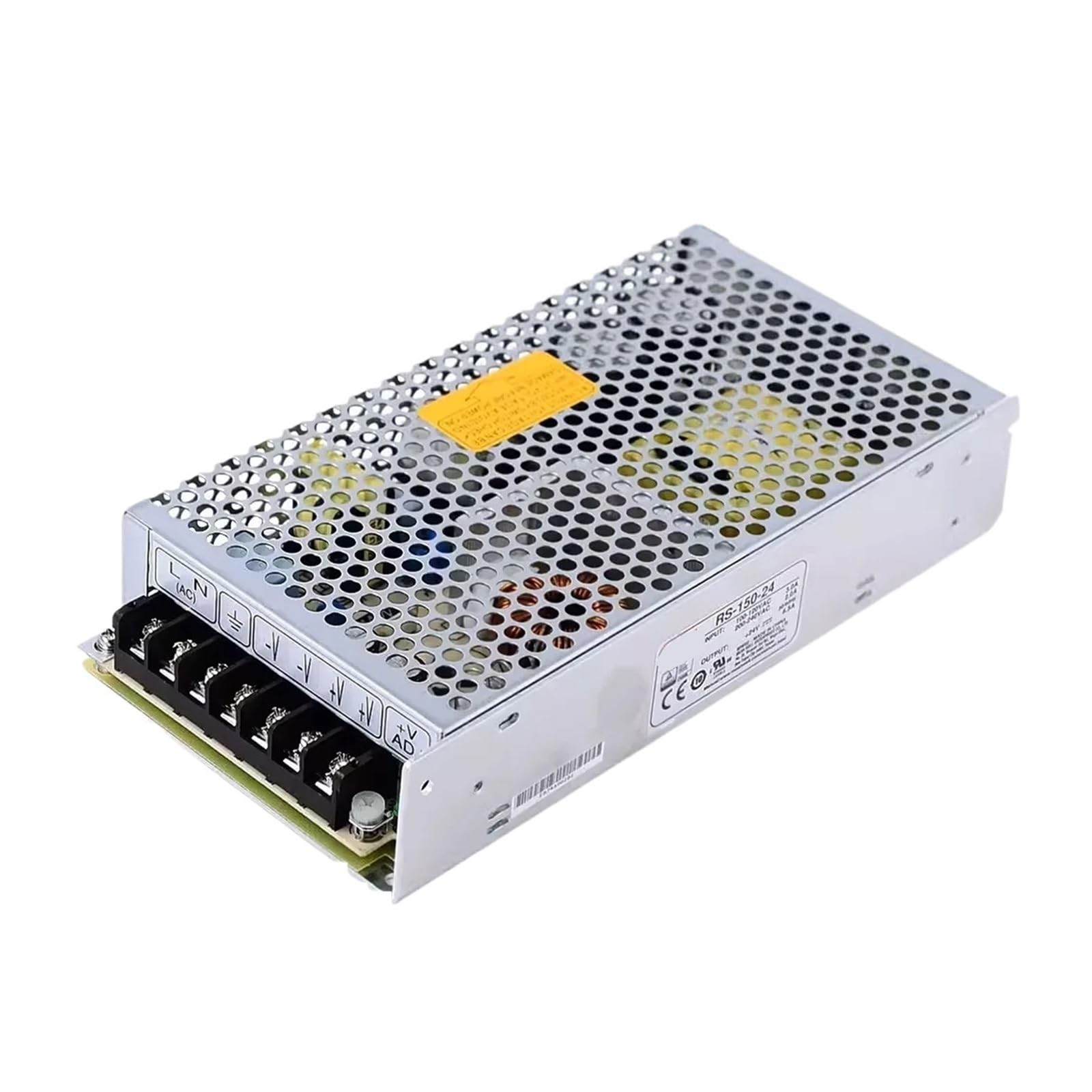 BRODEFUP RS-150 RS-150-5 RS-150-12 RS-150-15 RS-150-24 RS-150-48 150W Single Output Switching Power Supply Voltage regulating(RS-150-48V 3.3A)