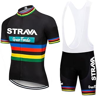 Cycling Jersey Men Set Bib Shorts Set Summer Mountain Bike Bicycle Suit Anti-UV Bicycle Team Racing Uniform Clothes